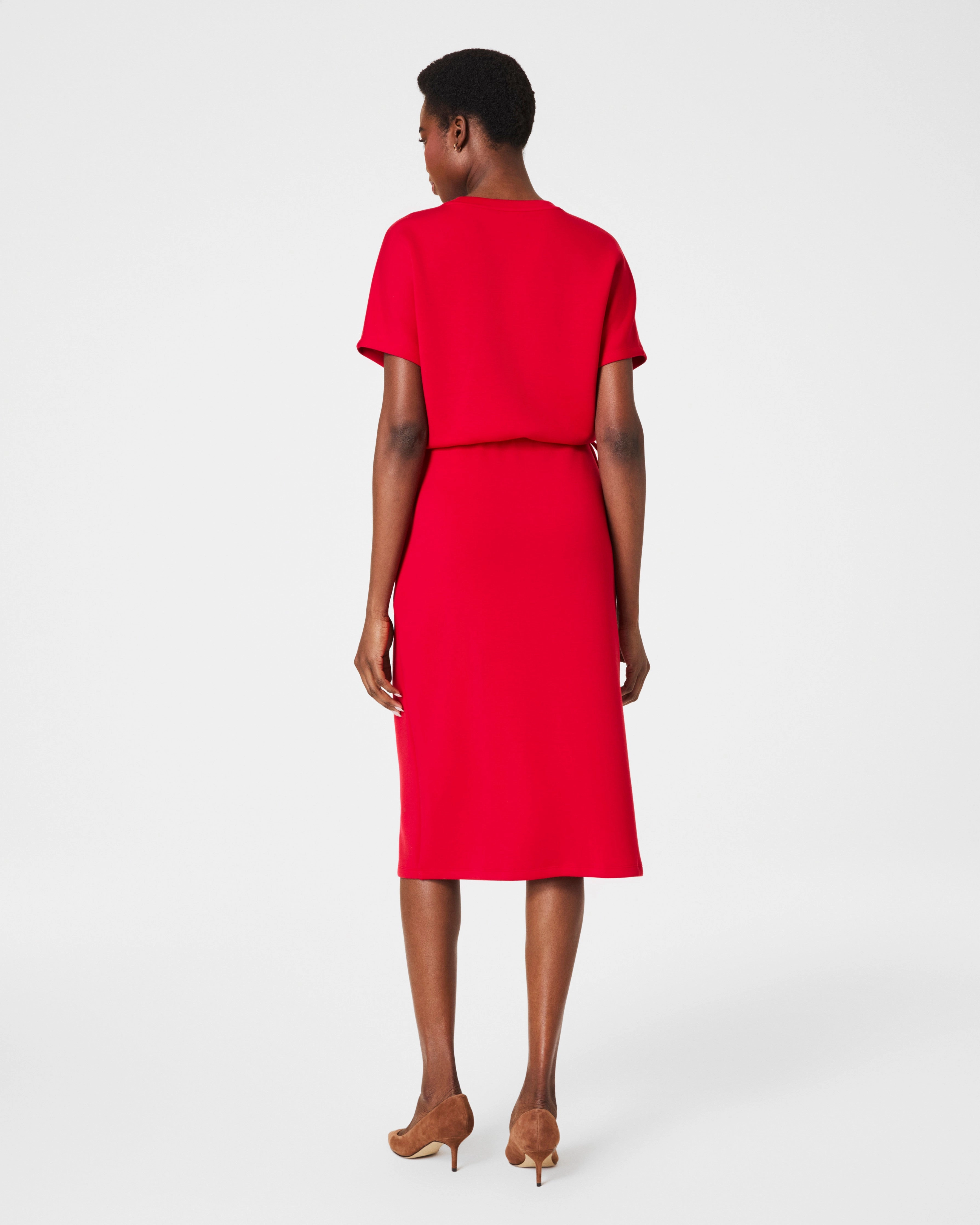 SPANX® AirEssentials Midi Wrap Dress