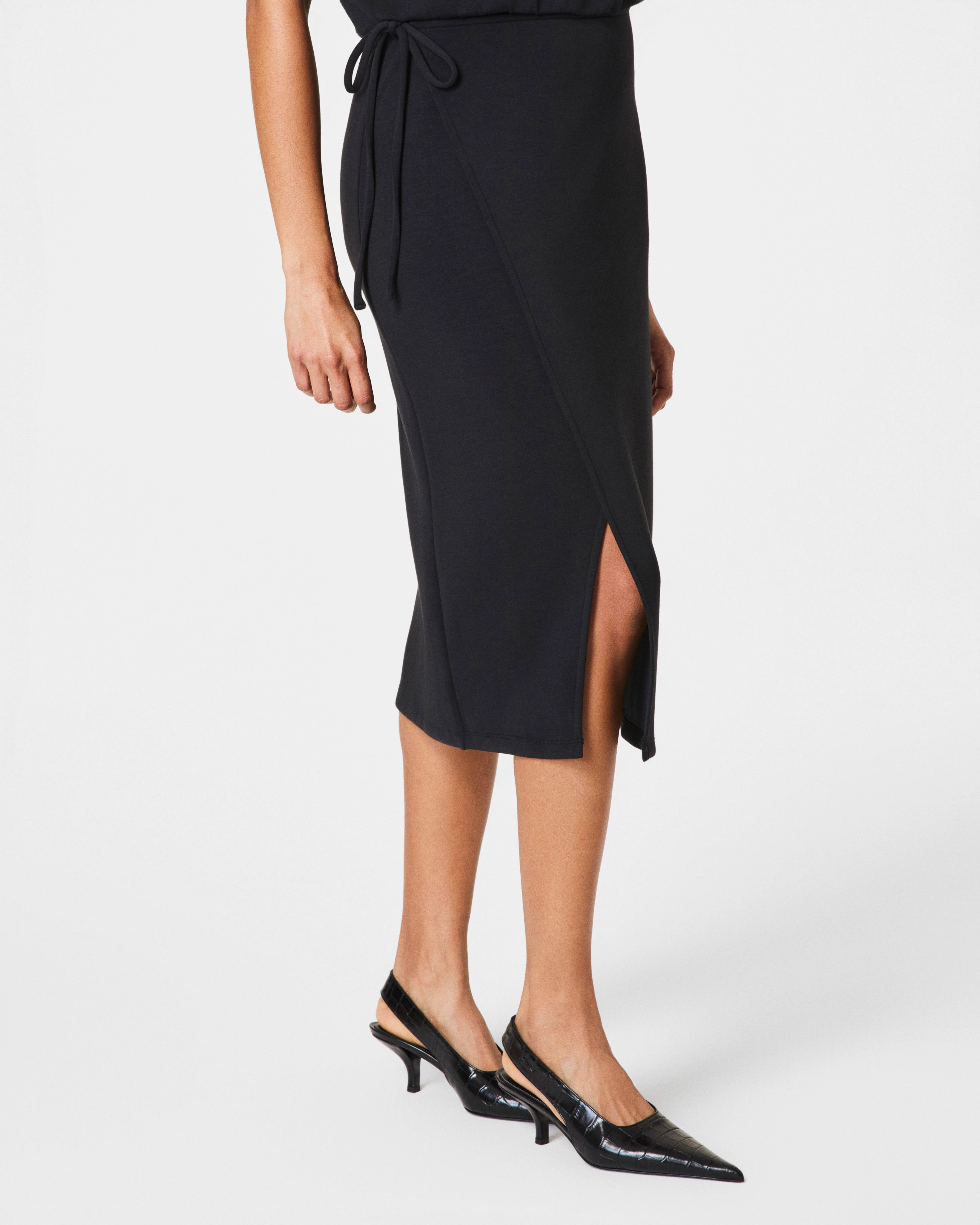 SPANX® AirEssentials Midi Wrap Dress