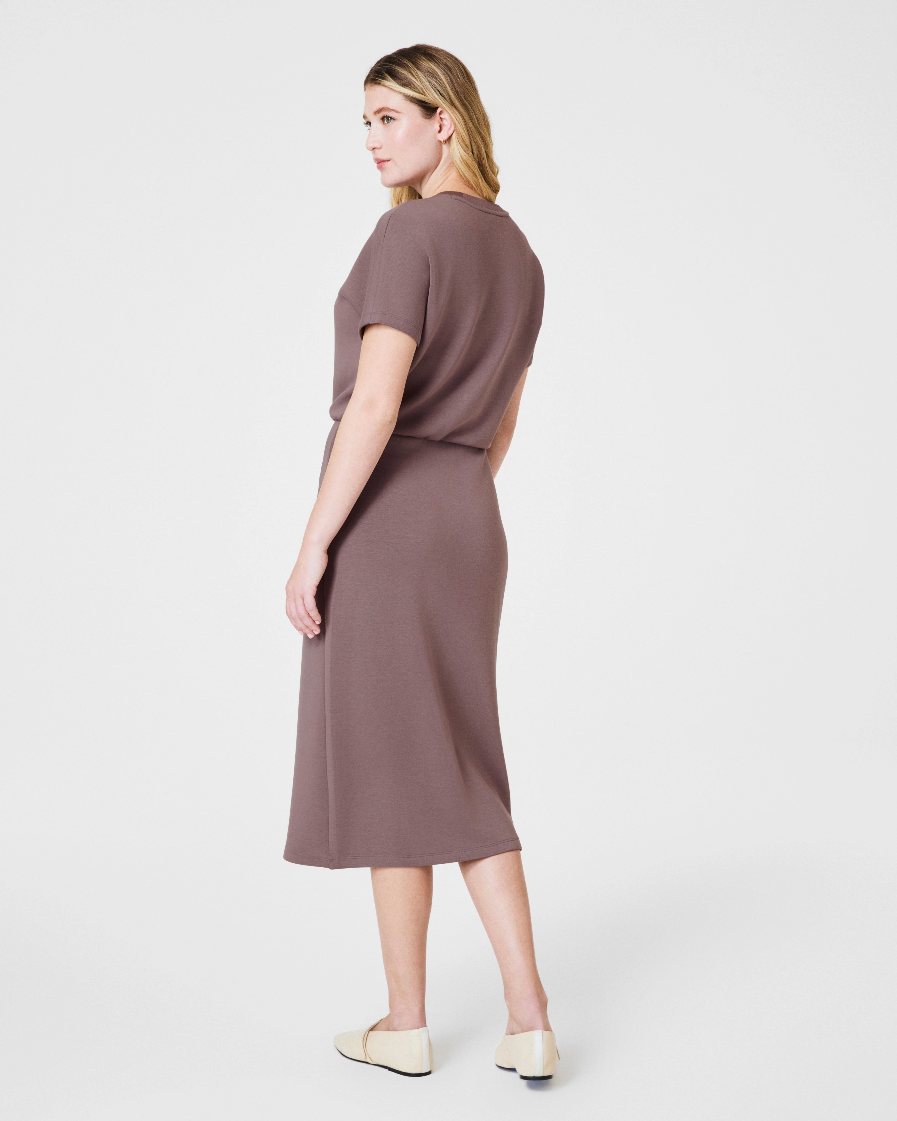 SPANX® AirEssentials Midi Wrap Dress