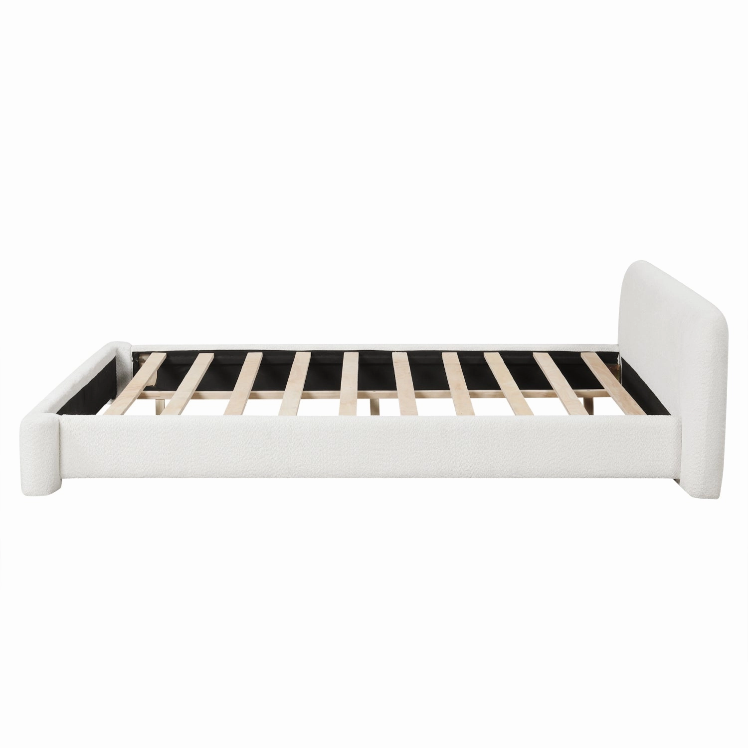 Streamdale Boucle Upholstered Bed - Modern & Durable