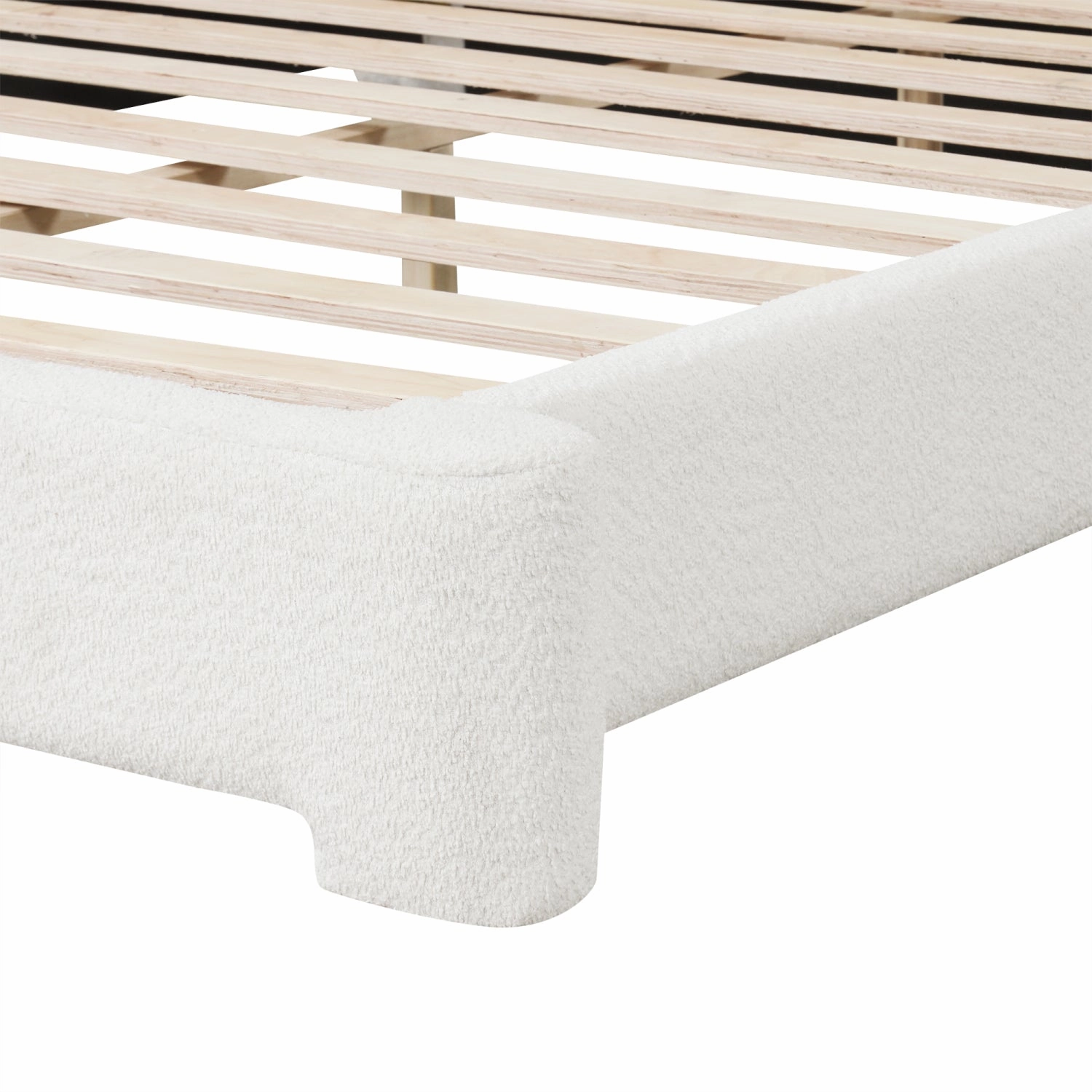 Streamdale Boucle Upholstered Bed - Modern & Durable